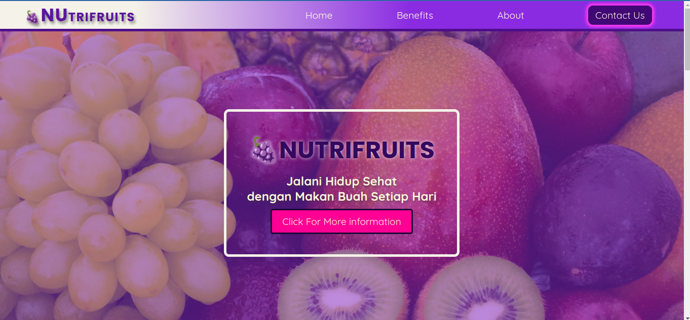 Nutrifruits Project Image